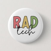 Rad Tech Radiologic Technologist Radiology 缶バッジ (正面)
