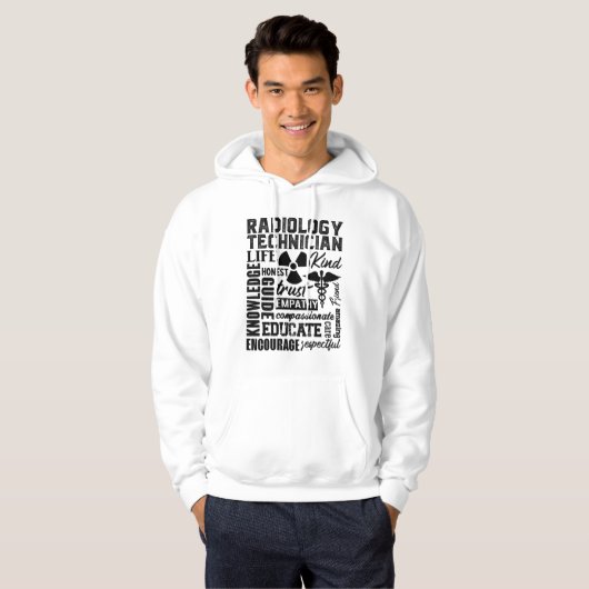 Rad Tech Technologist Xray Radiology Technician パーカ (正面フル)