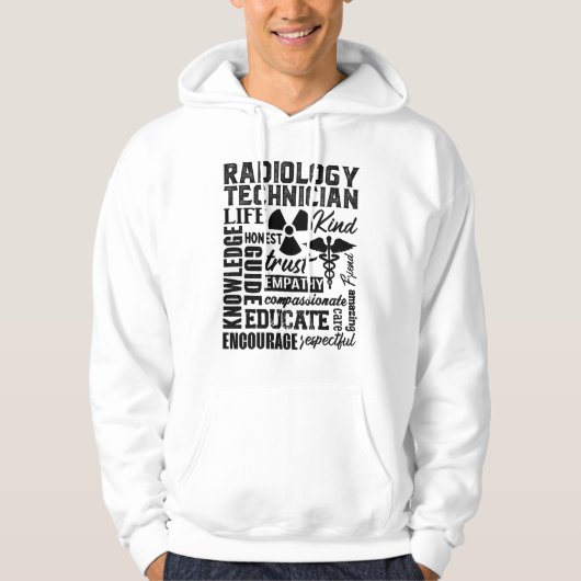 Rad Tech Technologist Xray Radiology Technician パーカ (正面)