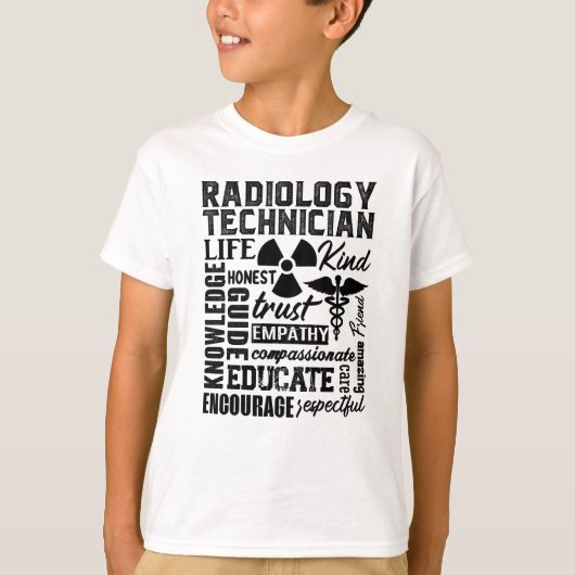Rad Tech Technologist Xray Radiology Technician Tシャツ (正面)
