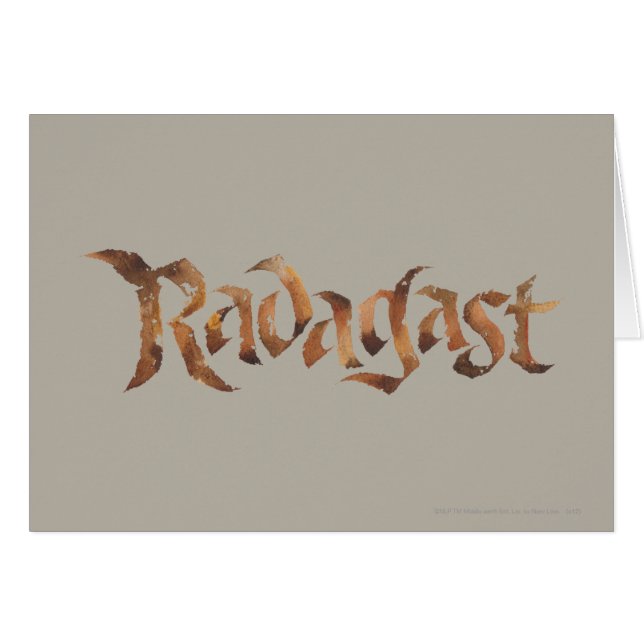 RADAGAST™名前テクスチャ (正面横)