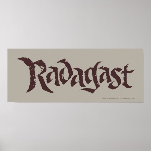 RADAGAST™名無地の ポスター (正面)