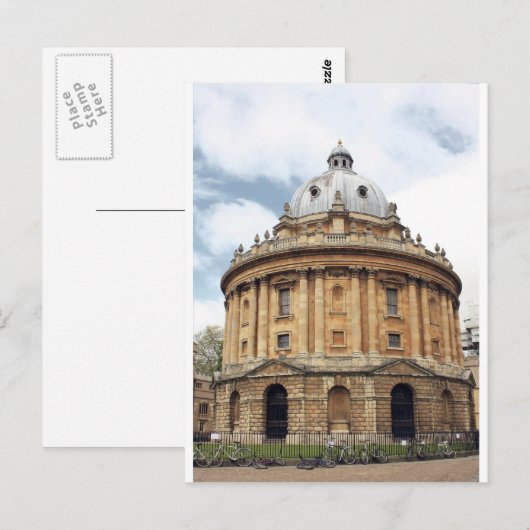 Radcliffe, Camera, Bodleian library, Oxford ポストカード (正面/裏面)