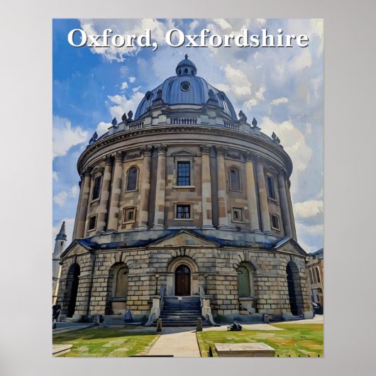 Radcliffe Reverie - Oxford's Iconic Dome ポスター (正面)