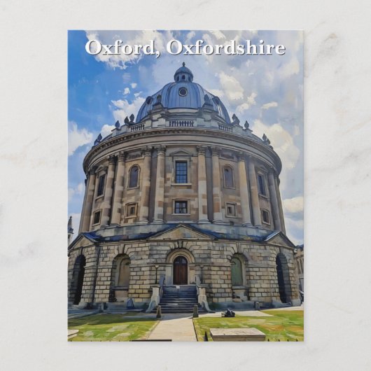 Radcliffe Reverie - Oxford's Iconic Dome ポストカード (正面)