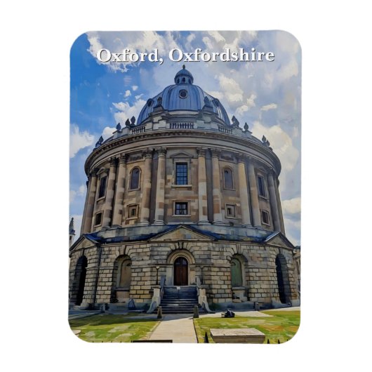 Radcliffe Reverie - Oxford's Iconic Dome マグネット (縦)