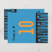 RADDERからSTARSテーブル番号座席カード ポストカード (正面/裏面)