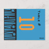 RADDERからSTARSテーブル番号座席カード ポストカード (裏面)