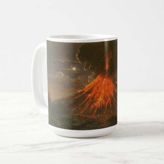 Raden Saleh® Coffee Mug "Mount Merapi on Java" コーヒーマグカップ (正面左)