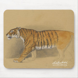 Raden Saleh® Mouse Pad 'Walking Javanese Tiger' マウスパッド