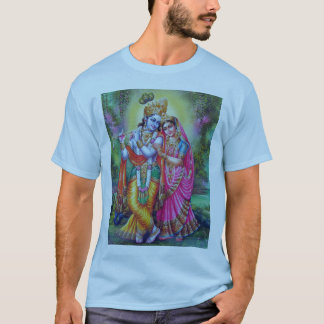 radhaおよびkrishna tシャツ