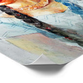 Radha_krishnaの愛 – ポスター (角)