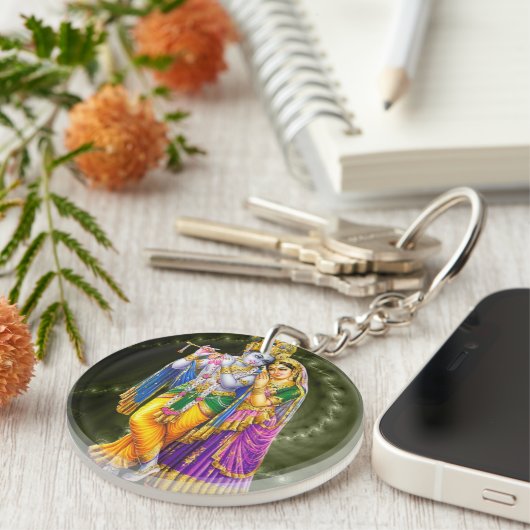 Radha Krishnaのkeychain キーホルダー (正面右)