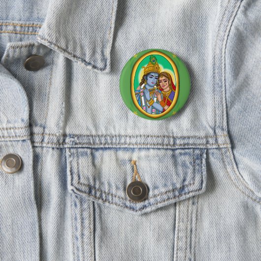 Radha Krishna Button 缶バッジ (インサイチュ)