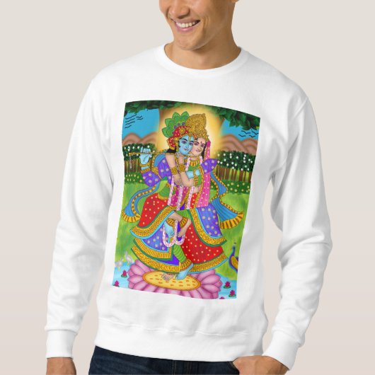 Radha Krishna Hoodie スウェットシャツ (正面)