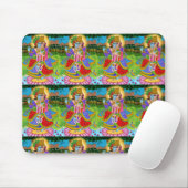 Radha Krishna Mouse Pad マウスパッド (マウス)