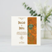 Radha Krishna Mural painting Indian Hindu セーブザデート (スタンド正面)