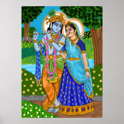 Radha Krishna Poster ポスター (正面)