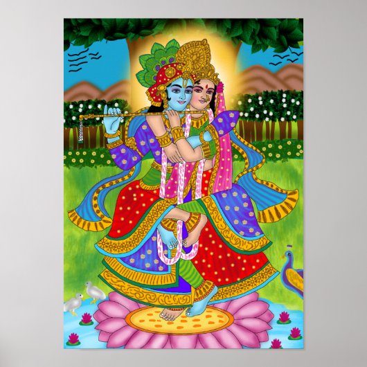 Radha Krishna Poster ポスター (正面)