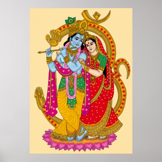 Radha Krishna Poster ポスター (正面)