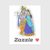 Radha Krishna Sticker シール (シート)