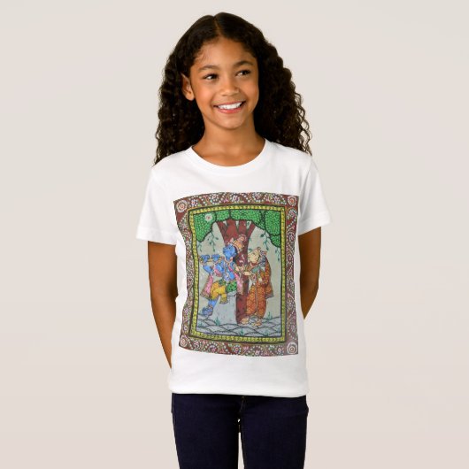 Radha Krishna Tシャツ (正面フル)