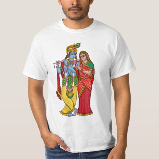 Radha Krishna T-Shirt Tシャツ (正面)