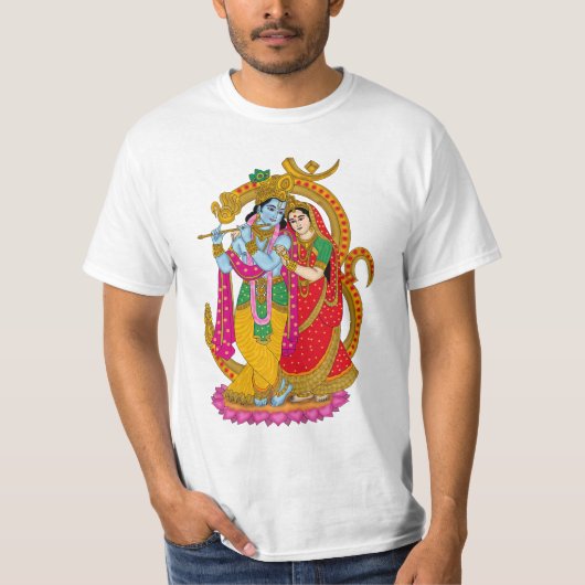 Radha Krishna T-Shirt Tシャツ (正面)