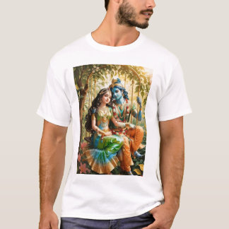 Radhe Krishna Tシャツ