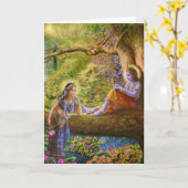 Radhe Shyam! 挨拶状 カード (黄色い花)