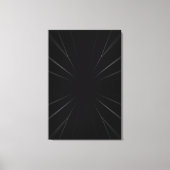 Radial Dark Abstract キャンバスプリント (正面)