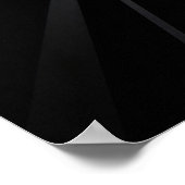 Radial Dark Abstract ポスター (角)