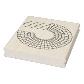 Radial Monthly Clusion Trackerのジャーナルスタンプ ラバースタンプ (スタンプ)