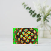 Radial Spike Burst – Signature Business Card 名刺 (スタンド正面)