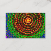 Radial Spike Burst – Signature Business Card 名刺 (裏面)