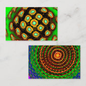 Radial Spike Burst – Signature Business Card 名刺 (正面/裏面)