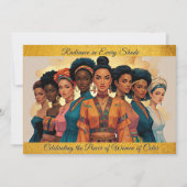 Radiance in Every Shade - Intl.女性の色の日 シーズンカード (正面)