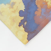 Radiance of Justice Archangel Michael フリースブランケット (角)