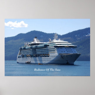 Radiance Of The Seas - Icy Strait Point, 26"x18" ポスター