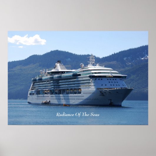 Radiance Of The Seas - Icy Strait Point, 26"x18" ポスター (正面)
