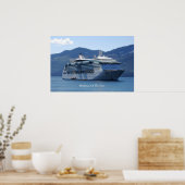 Radiance Of The Seas - Icy Strait Point, 26"x18" ポスター (キッチン)