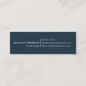 Radiant開花名刺 |ミニ スキニー名刺 (裏面)