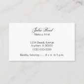 Radiant開花名刺Tangerine 名刺 (裏面)