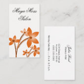 Radiant開花名刺Tangerine 名刺 (正面/裏面)