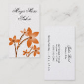 Radiant開花名刺Tangerine 名刺 (正面/裏面)