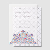 Radiant Airy Crescent Moon Mandala Wedding ベラム紙招待状 (オフセット (招待状))