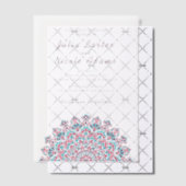 Radiant Airy Crescent Moon Mandala Wedding ベラム紙招待状 (オフセット (招待状))