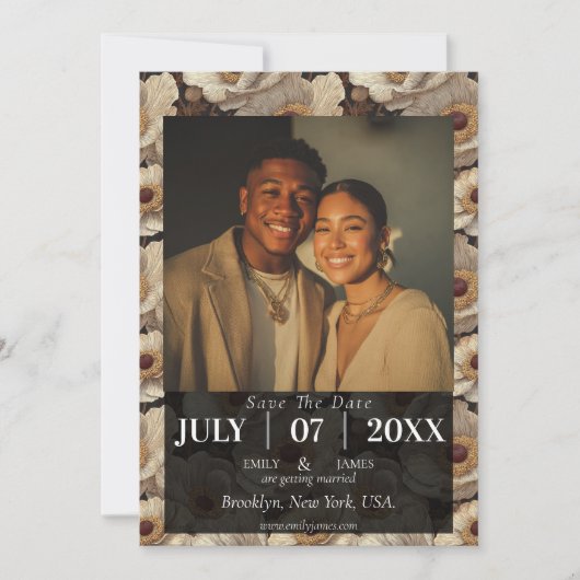 Radiant Anemones Fantasy Fall Wedding セーブザデート (正面)