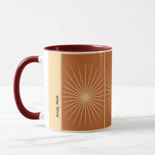 Radiant Aura Burst Mug – Customizable Gift マグカップ (左)
