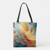 Radiant Bloom of Ethereal Petals in Light トートバッグ (裏面)